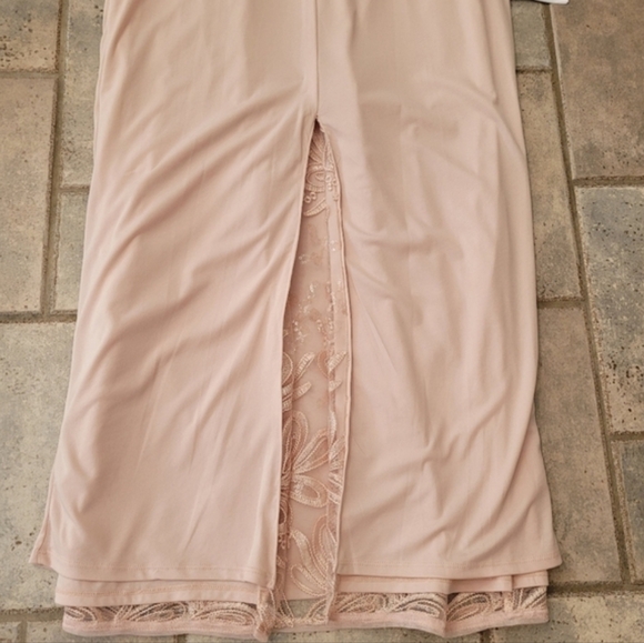 NWT Adrianna Papell Cocktail Sequin Maxi Dress Sz 12 - Picture 14 of 16